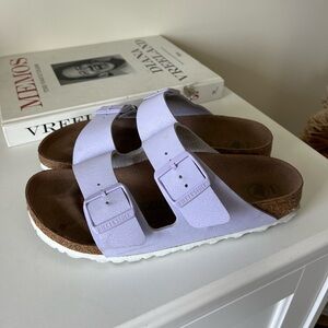Birkenstock Arizona lavander Fog Size 38 Narrow